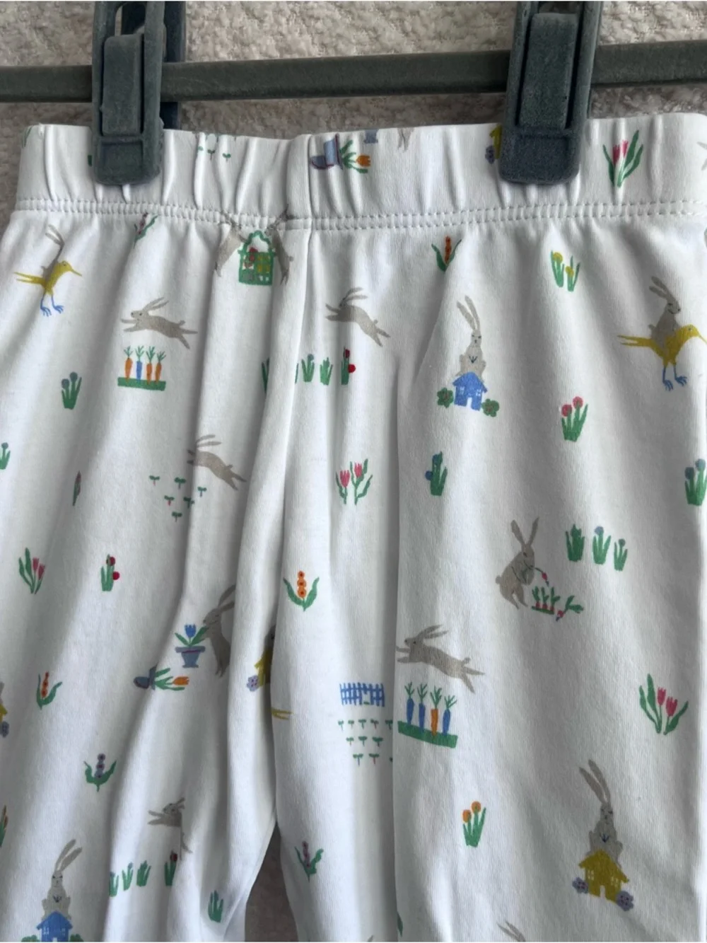 LAKE Infant Pima‎ Cotton Bunnies Spring Pajama Pants Size 4T